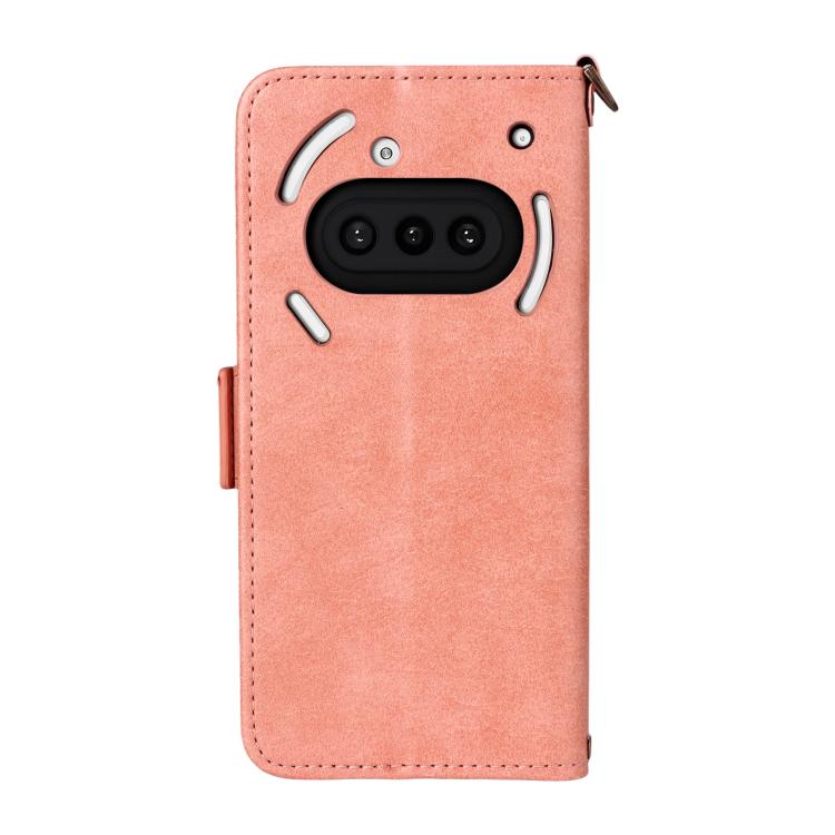 For Nothing Phone 3a Multi-card Slots Crossbody Cowhide Leather Phone Case