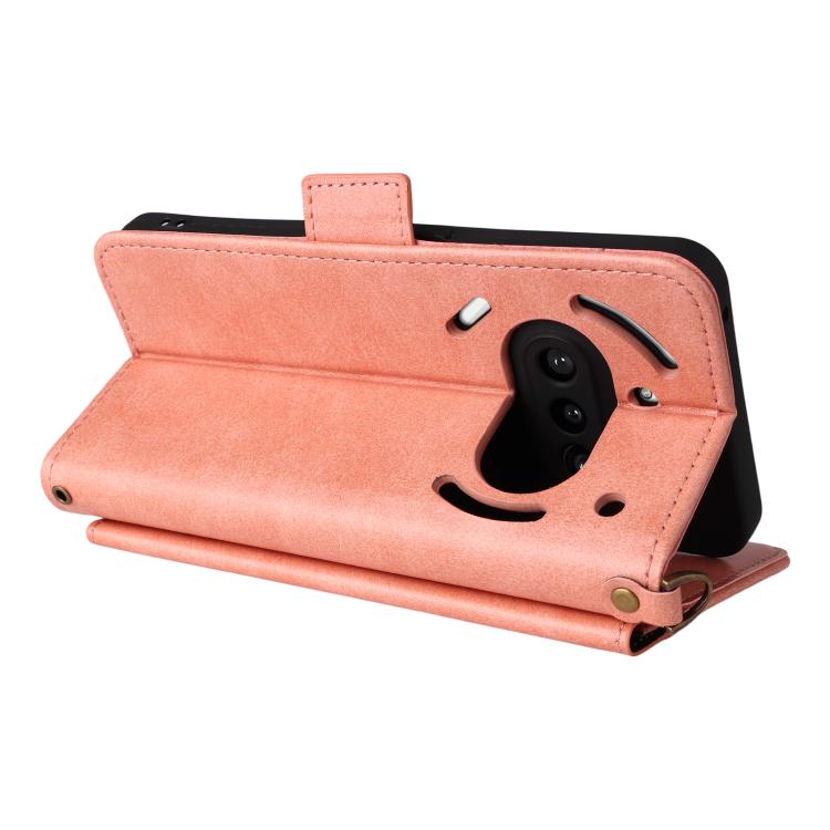 For Nothing Phone 3a Multi-card Slots Crossbody Cowhide Leather Phone Case