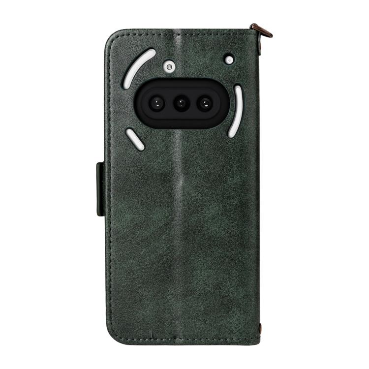 For Nothing Phone 3a Multi-card Slots Crossbody Cowhide Leather Phone Case