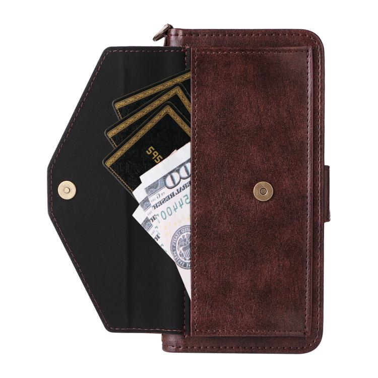 For Nothing Phone 3 Multi-card Slots Crossbody Cowhide Leather Phone Case