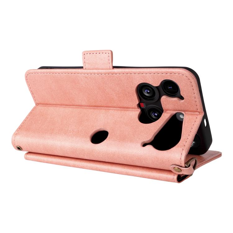 For Nothing Phone 3 Multi-card Slots Crossbody Cowhide Leather Phone Case