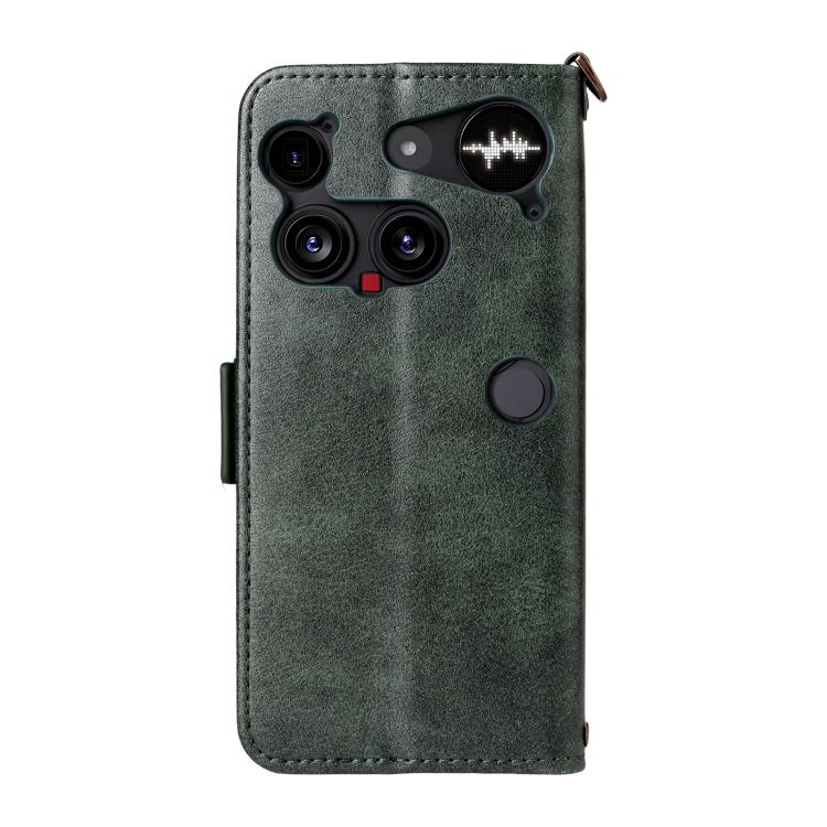 For Nothing Phone 3 Multi-card Slots Crossbody Cowhide Leather Phone Case