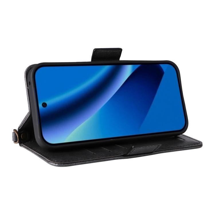For Google Pixel 10a Multi-card Slots Crossbody Cowhide Leather Phone Case