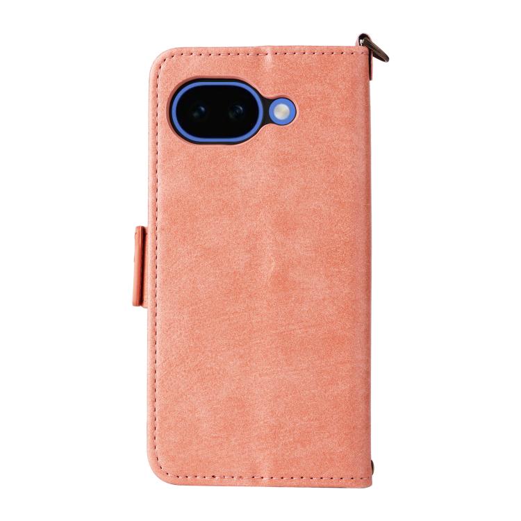 For Google Pixel 10a Multi-card Slots Crossbody Cowhide Leather Phone Case