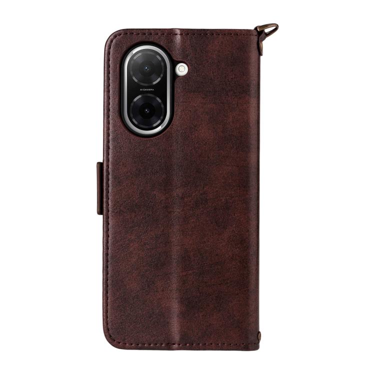 For Redmi A5 4G 173.3mm Multi-card Slots Crossbody Cowhide Leather Phone Case