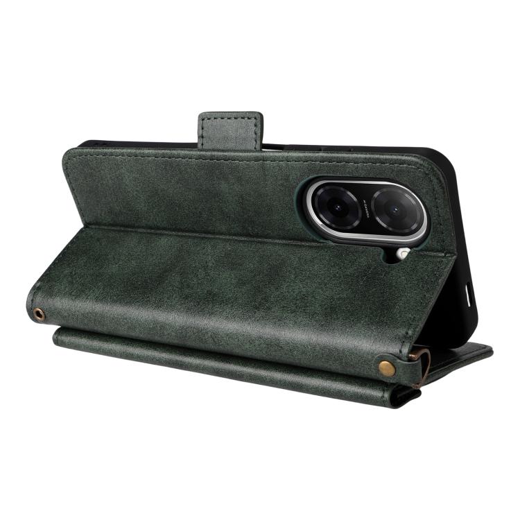 For Redmi A5 4G 173.3mm Multi-card Slots Crossbody Cowhide Leather Phone Case