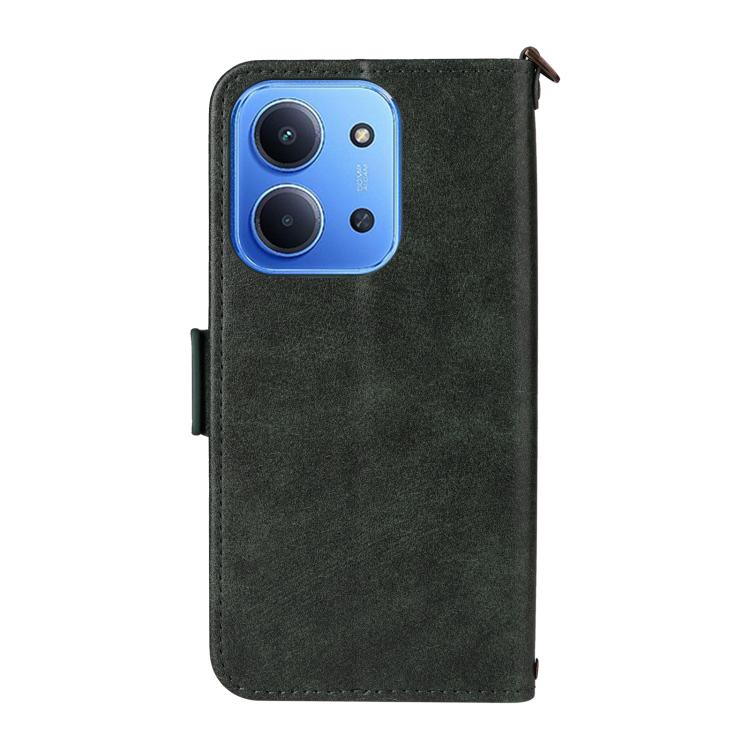 For Redmi 15C 5G / 4G Global 171mm / Poco C85 4G Multi-card Slots Crossbody Cowhide Leather Phone Case
