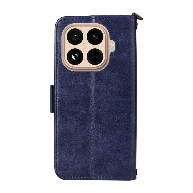 For Xiaomi 15T Pro 5G Multi-card Slots Crossbody Cowhide Leather Phone Case