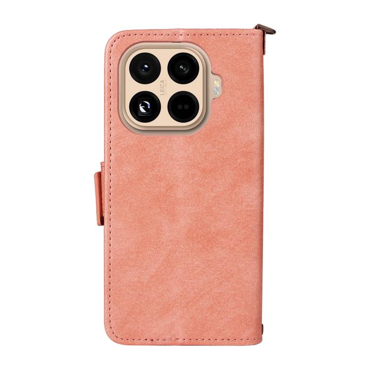 For Xiaomi 15T Pro 5G Multi-card Slots Crossbody Cowhide Leather Phone Case
