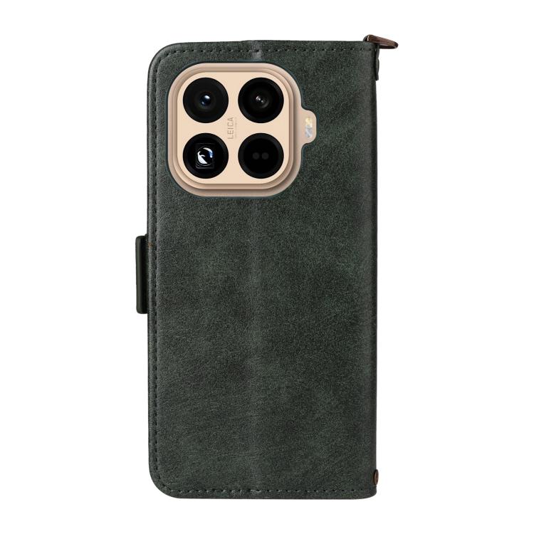 For Xiaomi 15T Pro 5G Multi-card Slots Crossbody Cowhide Leather Phone Case