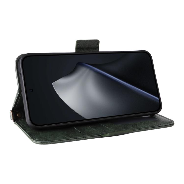 For Xiaomi 15T 5G Multi-card Slots Crossbody Cowhide Leather Phone Case