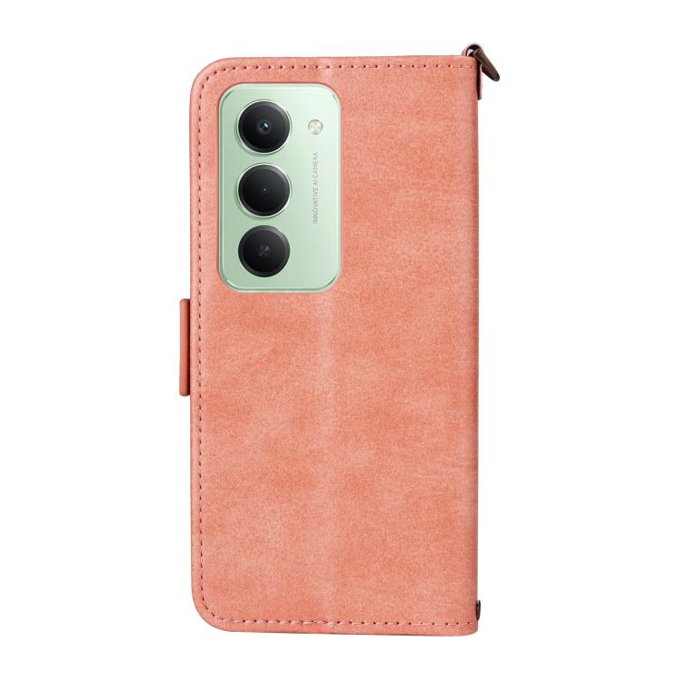 For Redmi 15 5G Global / 15 4G SEA 169.5mm Multi-card Slots Crossbody Cowhide Leather Phone Case