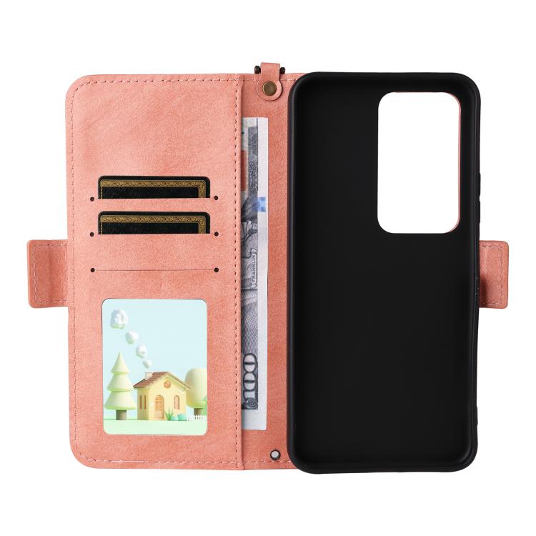 For Redmi 15 5G Global / 15 4G SEA 169.5mm Multi-card Slots Crossbody Cowhide Leather Phone Case