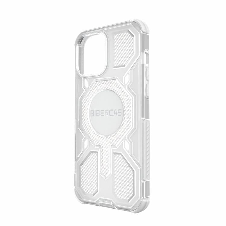 For iPhone 13 Pro Max BIBERCAS Transparent Color Series MagSafe Air Bag Shockproof Phone Case