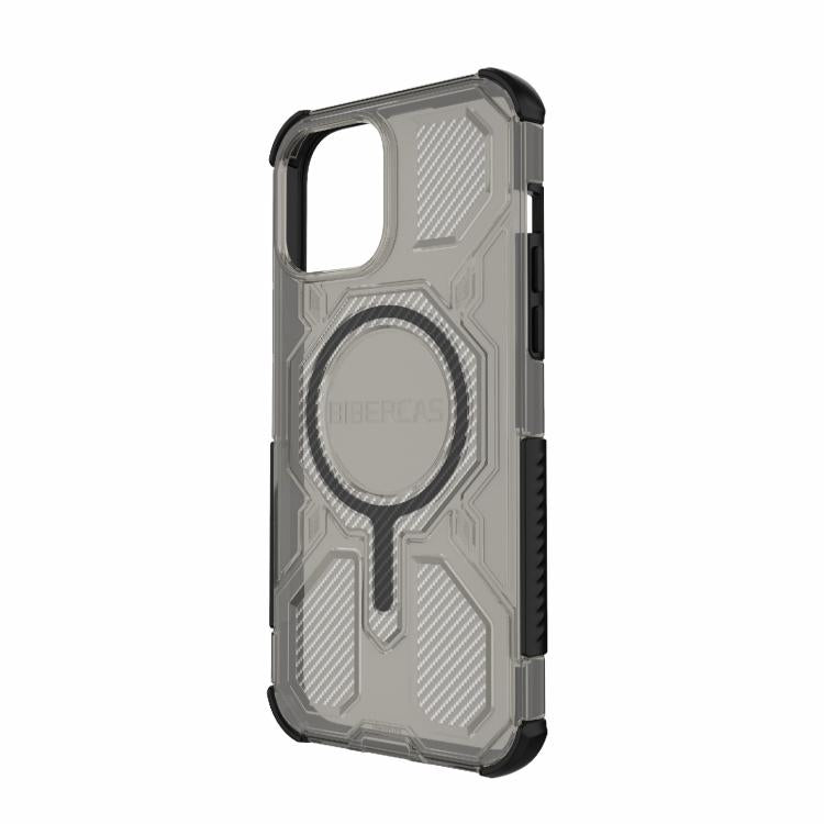 For iPhone 13 Pro Max BIBERCAS Transparent Color Series MagSafe Air Bag Shockproof Phone Case