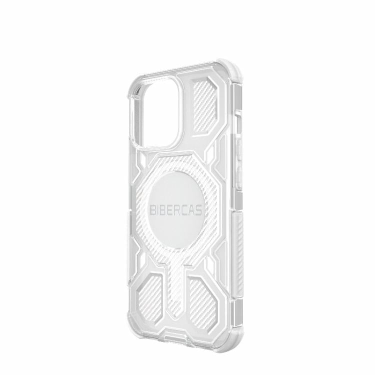 For iPhone 13 Pro BIBERCAS Transparent Color Series MagSafe Air Bag Shockproof Phone Case