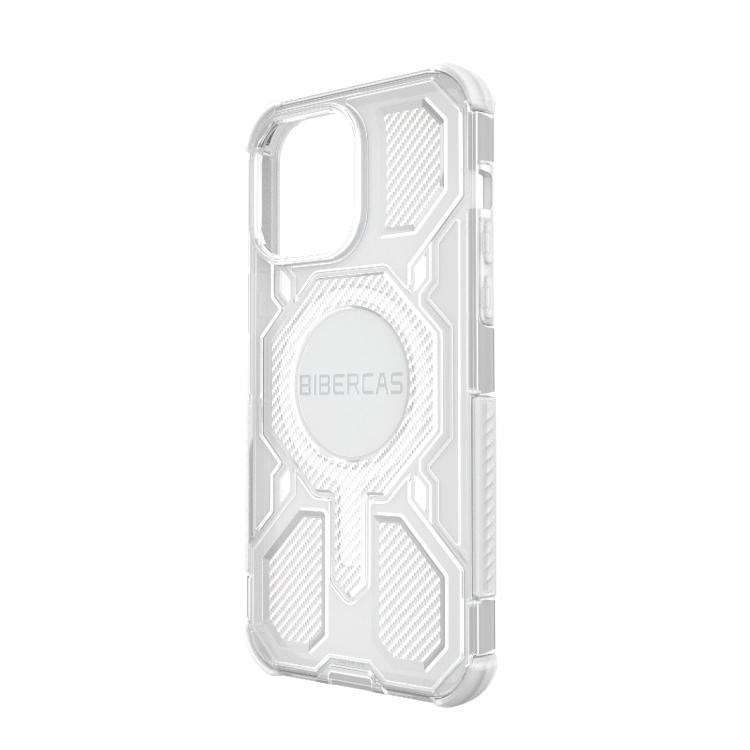 For iPhone 14 Pro Max BIBERCAS Transparent Color Series MagSafe Air Bag Shockproof Phone Case