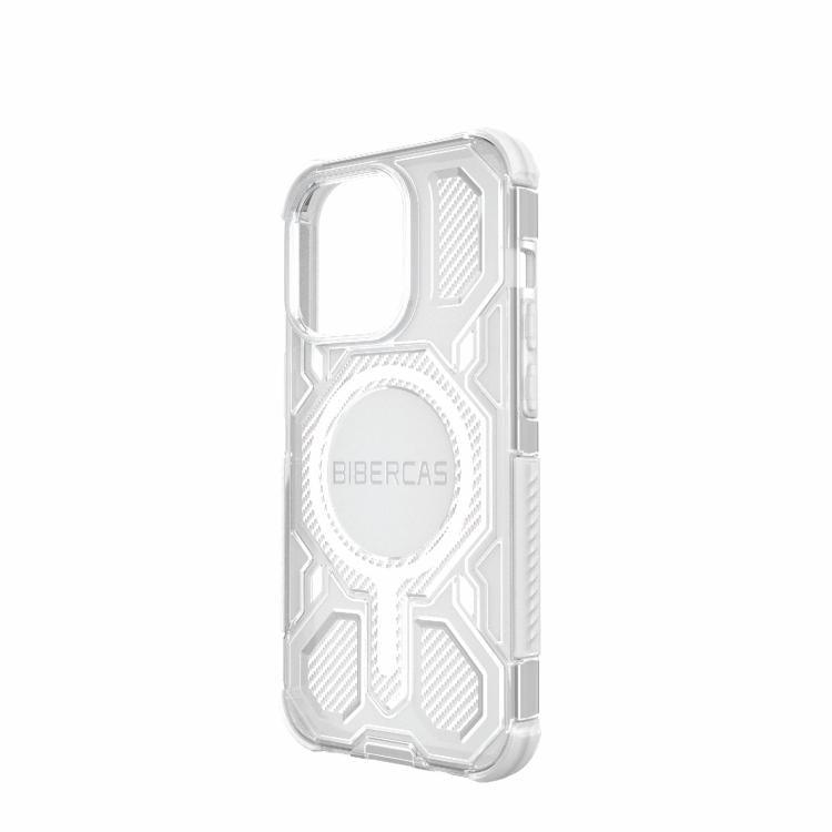 For iPhone 14 Pro BIBERCAS Transparent Color Series MagSafe Air Bag Shockproof Phone Case