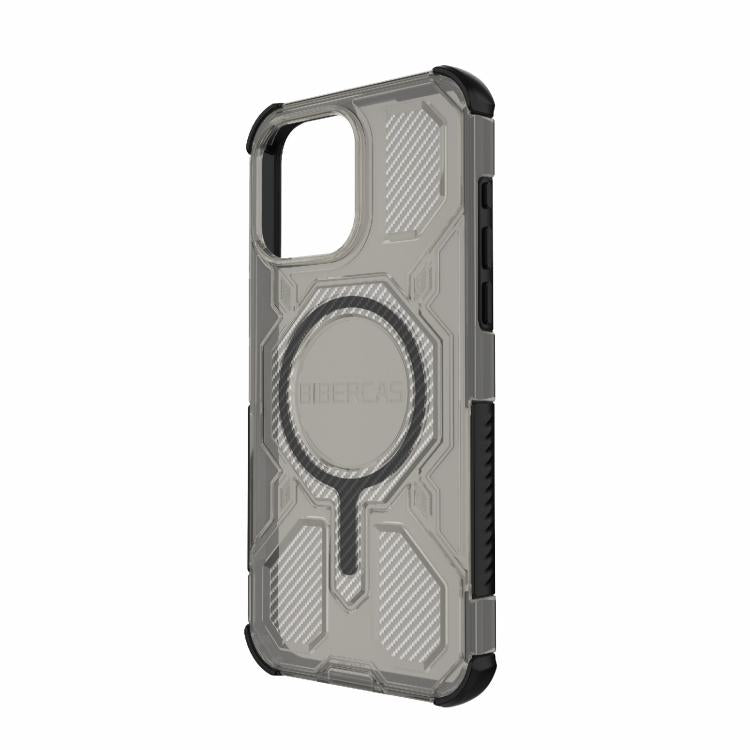 For iPhone 15 Pro Max BIBERCAS Transparent Color Series MagSafe Air Bag Shockproof Phone Case