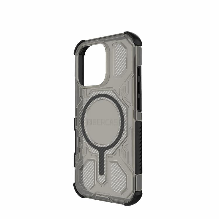 For iPhone 16 Pro BIBERCAS Transparent Color Series MagSafe Air Bag Shockproof Phone Case
