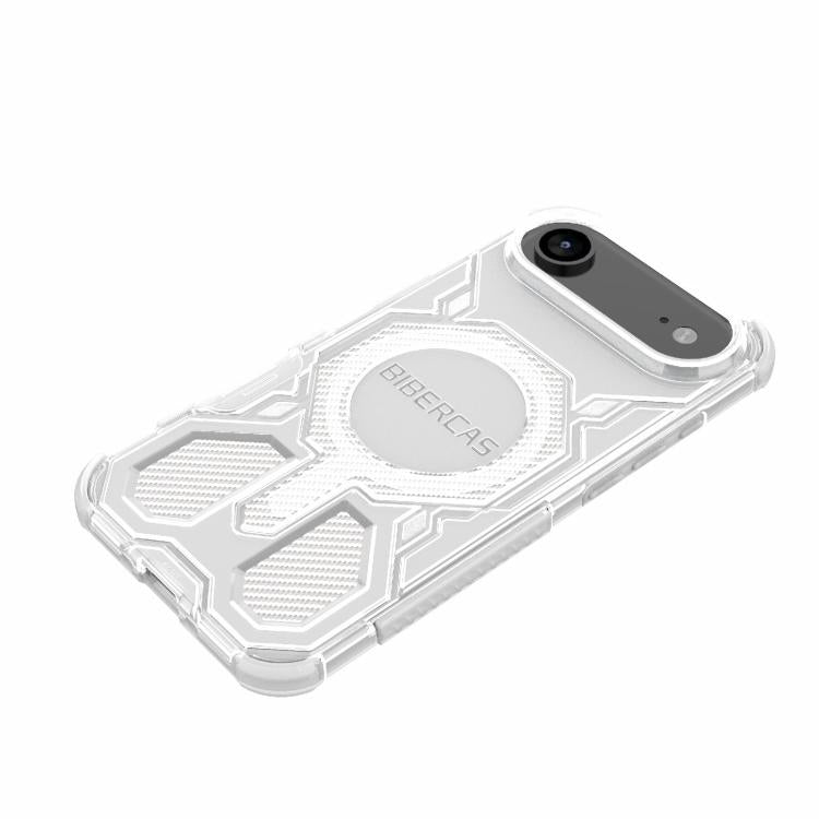 For iPhone Air BIBERCAS Transparent Color Series MagSafe Air Bag Shockproof Phone Case