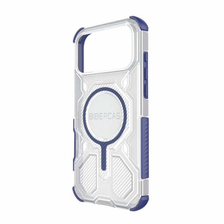 For iPhone 17 Pro Max BIBERCAS Transparent Color Series MagSafe Air Bag Shockproof Phone Case