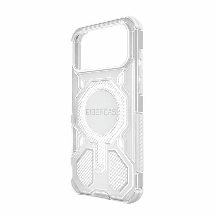 For iPhone 17 Pro Max BIBERCAS Transparent Color Series MagSafe Air Bag Shockproof Phone Case