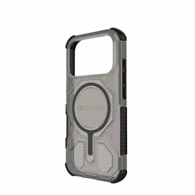 For iPhone 17 Pro BIBERCAS Transparent Color Series MagSafe Air Bag Shockproof Phone Case