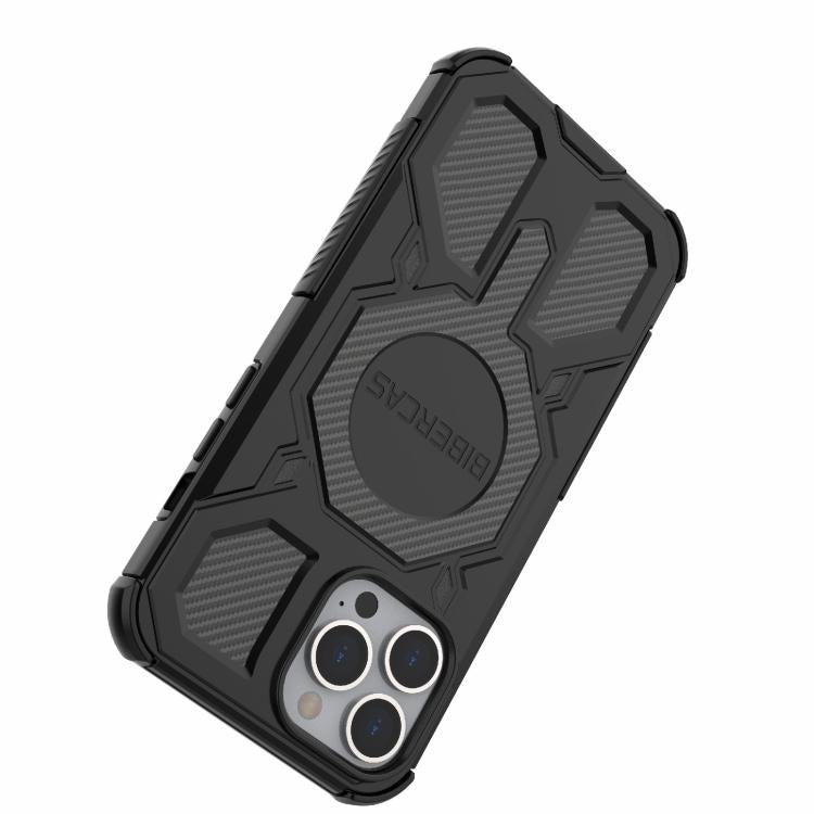 For iPhone 13 Pro Max BIBERCAS Real Color Series MagSafe Shockproof Phone Case