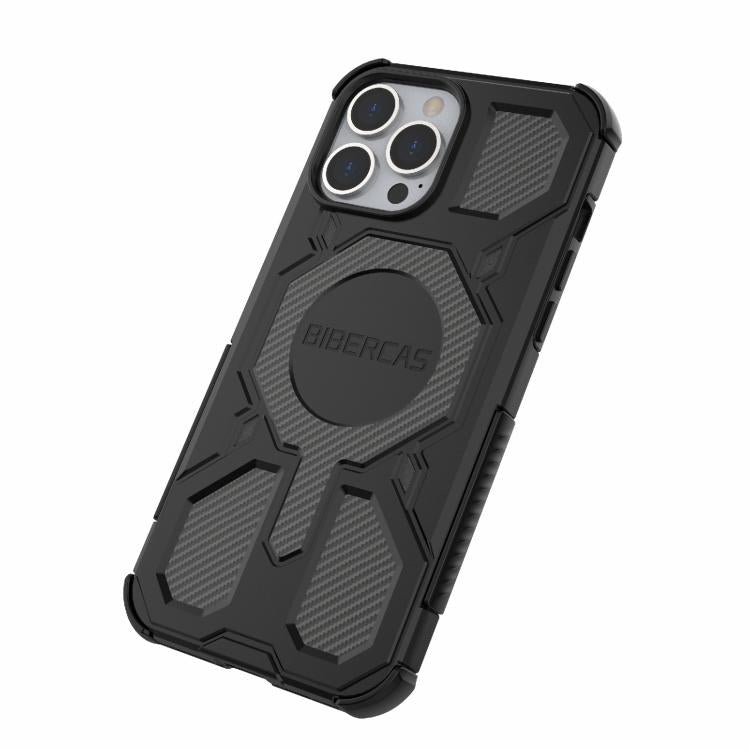 For iPhone 13 Pro Max BIBERCAS Real Color Series MagSafe Shockproof Phone Case
