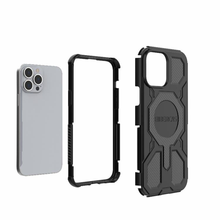 For iPhone 13 Pro Max BIBERCAS Real Color Series MagSafe Shockproof Phone Case