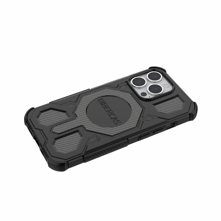 For iPhone 13 Pro BIBERCAS Real Color Series MagSafe Shockproof Phone Case