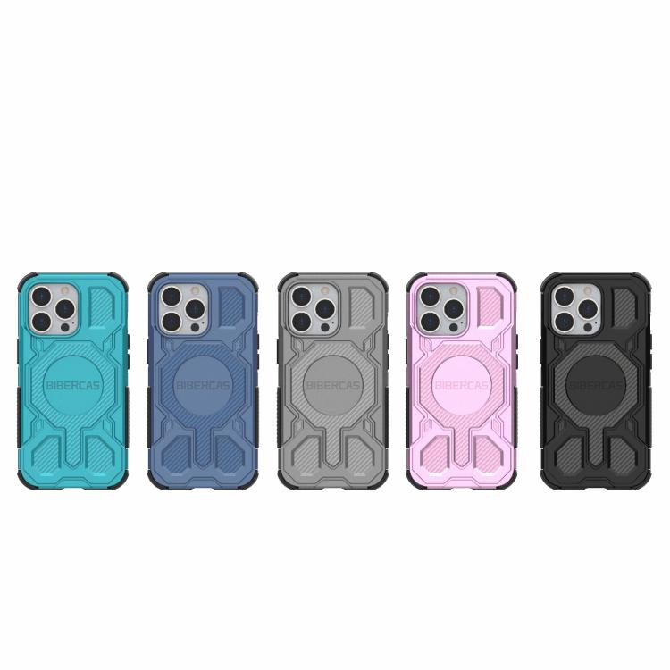 For iPhone 13 Pro BIBERCAS Real Color Series MagSafe Shockproof Phone Case
