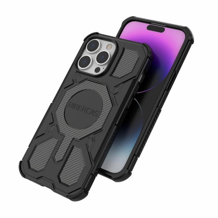 For iPhone 14 Pro Max BIBERCAS Real Color Series MagSafe Shockproof Phone Case