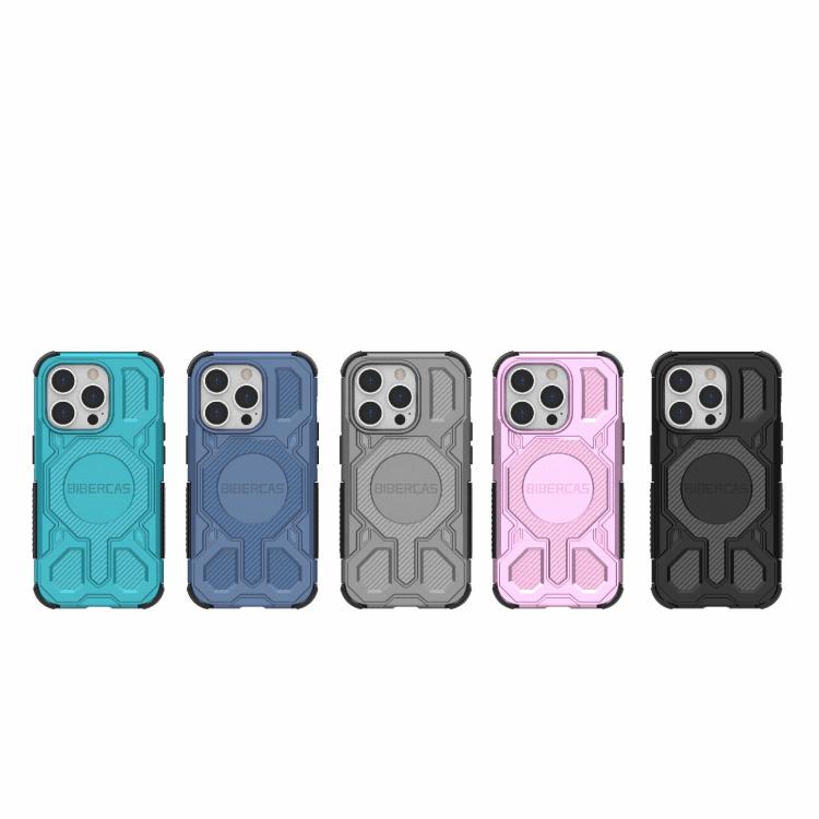 For iPhone 14 Pro BIBERCAS Real Color Series MagSafe Shockproof Phone Case