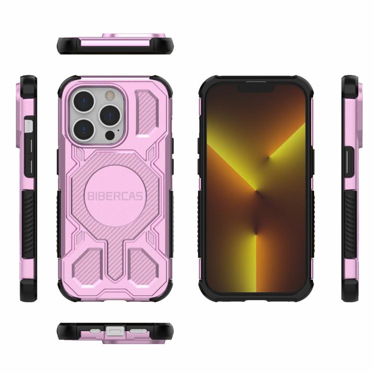For iPhone 14 Pro BIBERCAS Real Color Series MagSafe Shockproof Phone Case