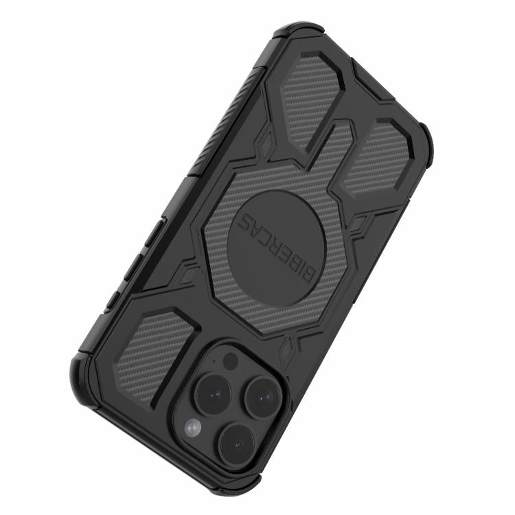 For iPhone 15 Pro Max BIBERCAS Real Color Series MagSafe Shockproof Phone Case