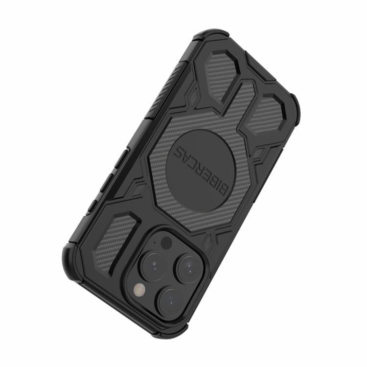 For iPhone 15 Pro BIBERCAS Real Color Series MagSafe Shockproof Phone Case