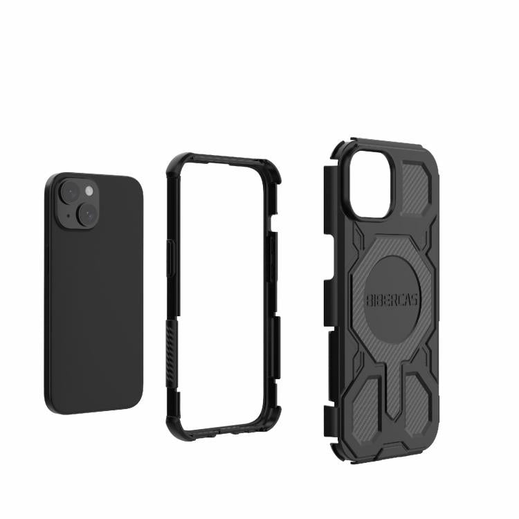 For iPhone 15 BIBERCAS Real Color Series MagSafe Shockproof Phone Case