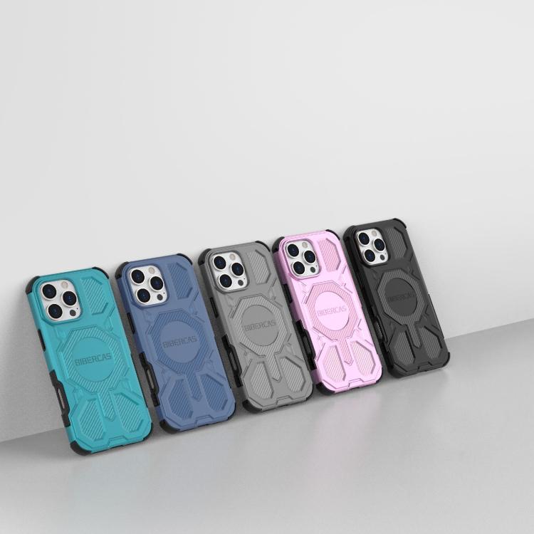 For iPhone 16 Pro Max BIBERCAS Real Color Series MagSafe Shockproof Phone Case