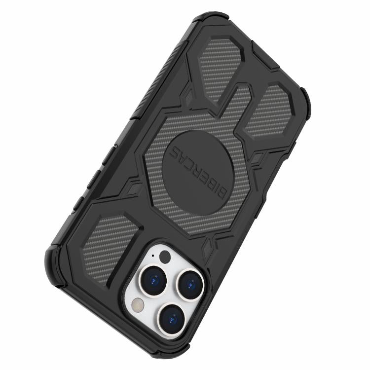 For iPhone 16 Pro Max BIBERCAS Real Color Series MagSafe Shockproof Phone Case