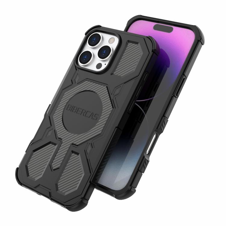 For iPhone 16 Pro Max BIBERCAS Real Color Series MagSafe Shockproof Phone Case