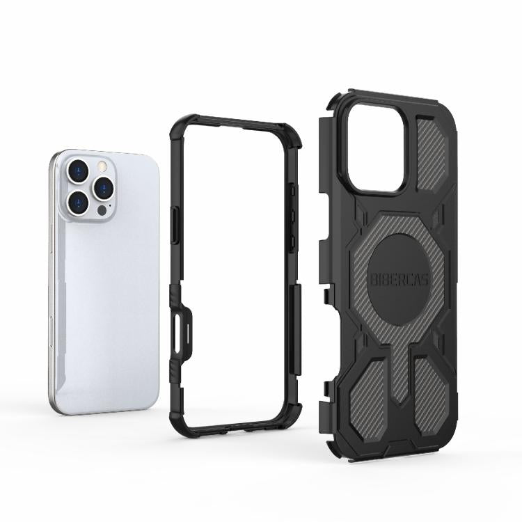 For iPhone 16 Pro Max BIBERCAS Real Color Series MagSafe Shockproof Phone Case
