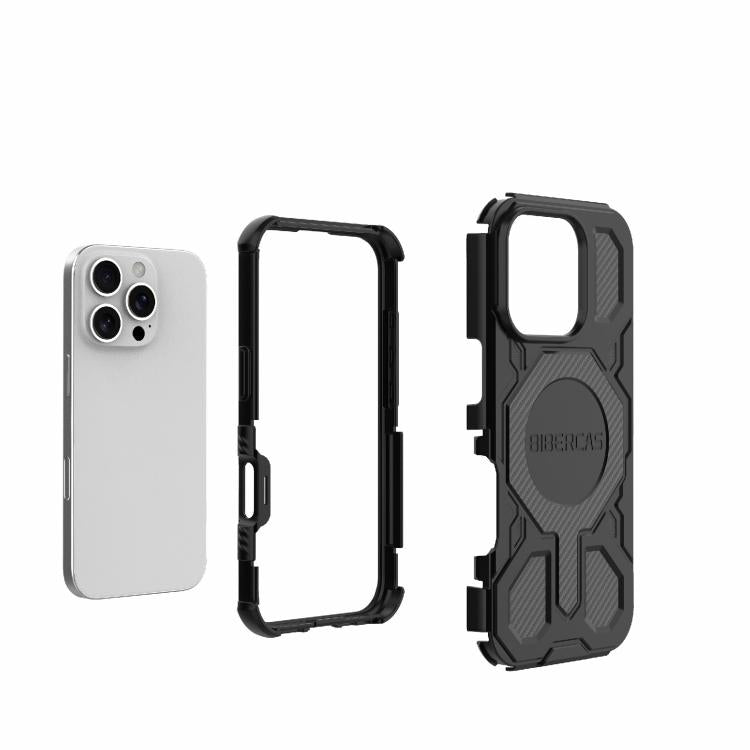 For iPhone 16 Pro BIBERCAS Real Color Series MagSafe Shockproof Phone Case