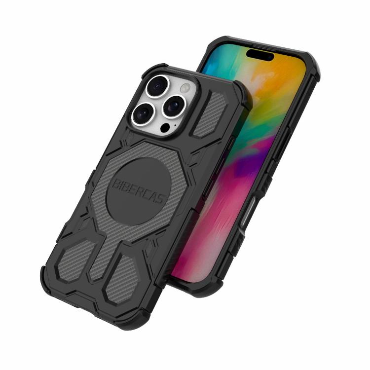 For iPhone 16 Pro BIBERCAS Real Color Series MagSafe Shockproof Phone Case
