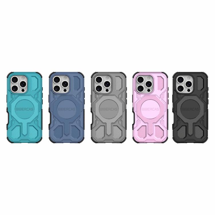 For iPhone 16 Pro BIBERCAS Real Color Series MagSafe Shockproof Phone Case