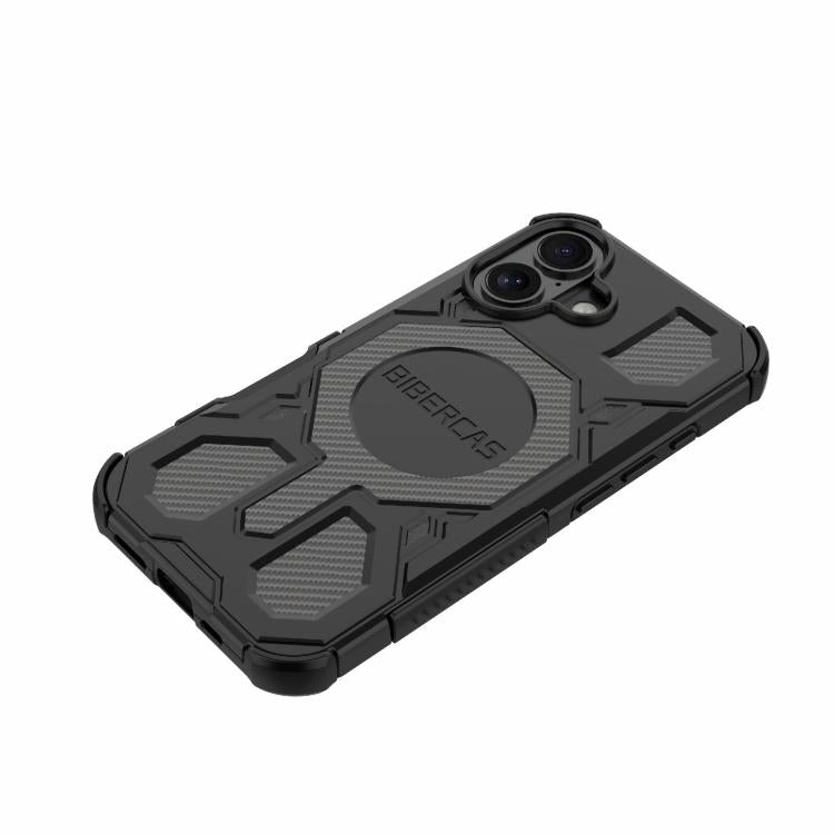 For iPhone 16 BIBERCAS Real Color Series MagSafe Shockproof Phone Case
