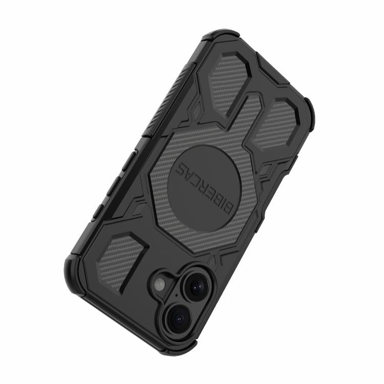 For iPhone 16 BIBERCAS Real Color Series MagSafe Shockproof Phone Case
