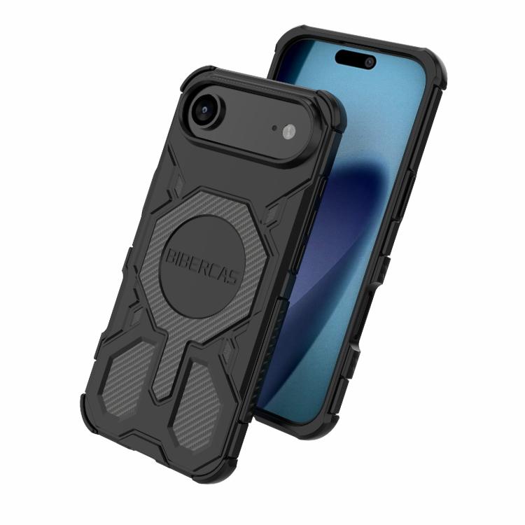 For iPhone Air BIBERCAS Real Color Series MagSafe Shockproof Phone Case