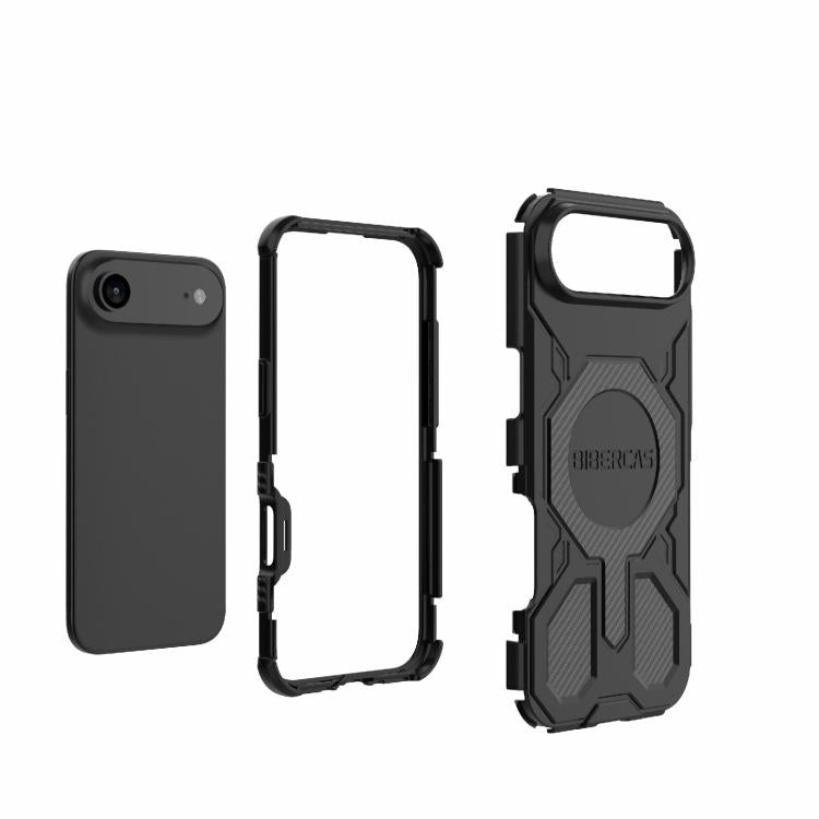 For iPhone Air BIBERCAS Real Color Series MagSafe Shockproof Phone Case